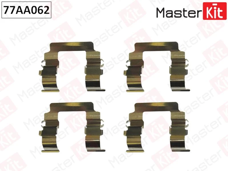 Комплект установочный тормозных колодок MasterKit 77AA062