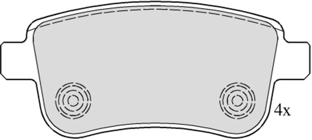 Колодки тормозные дисковые задние Allied Nippon ADB02014