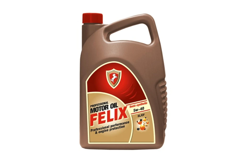 Моторное масло Felix 5W-40 полусинтетическое 4 л