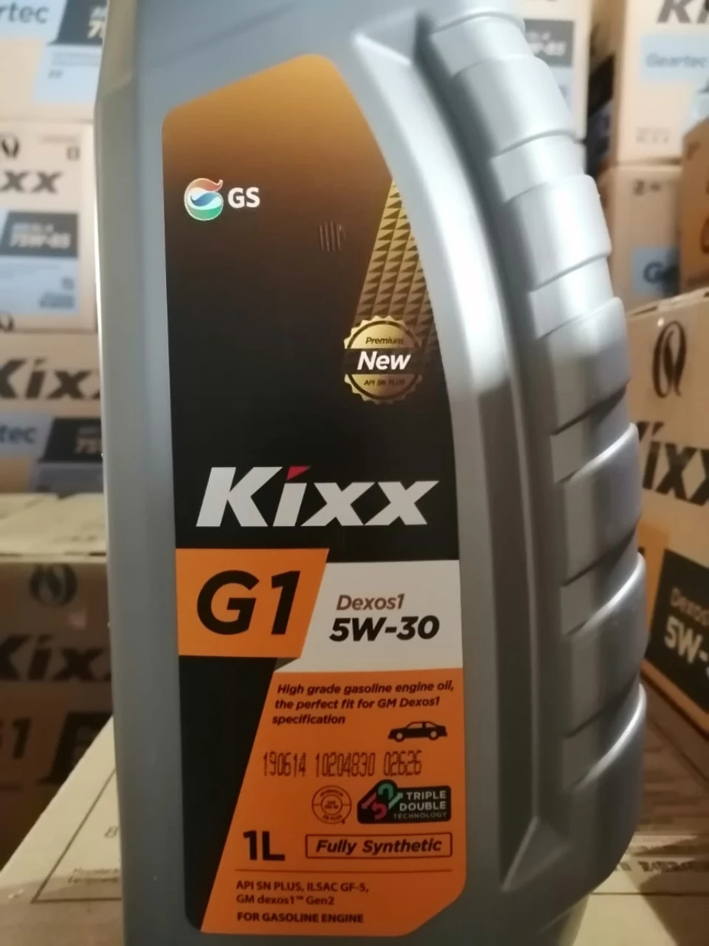 Моторное масло Kixx G1 Plus 5W-30 синтетическое 1 л