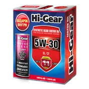 Моторное масло Hi-Gear 5W-30 синтетическое 4 л (промывка HG2205 в подарок)