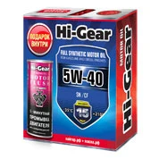 Моторное масло Hi-Gear 5W-40 синтетическое 4 л (промывка HG2205 в подарок)