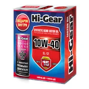 Моторное масло Hi-Gear 10W-40 полусинтетическое 4 л (промывка HG2205 в подарок)