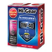 Моторное масло Hi-Gear 0W-40 синтетическое 4 л (промывка HG2205 в подарок)