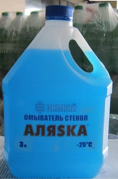 Жидкость для стеклоомывателя зимняя -25 Аляска 5329 Без отдушек 3 л