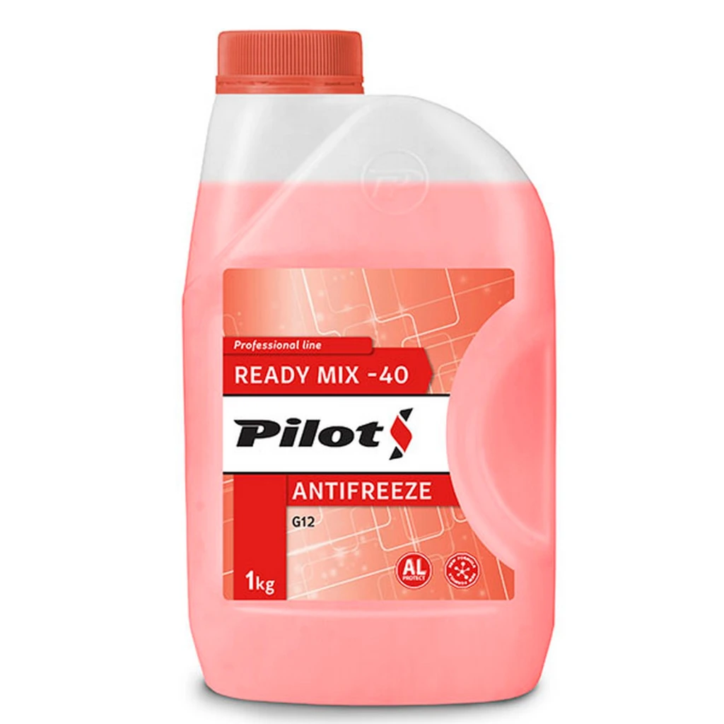 Антифриз Pilots G12 красный -40°С 1 кг
