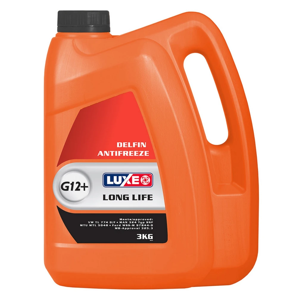 Антифриз Luxe Long Life G12+ красный -40°С 3 кг