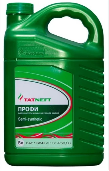 Моторное масло Tatneft Профи 10W-40 полусинтетическое 5 л