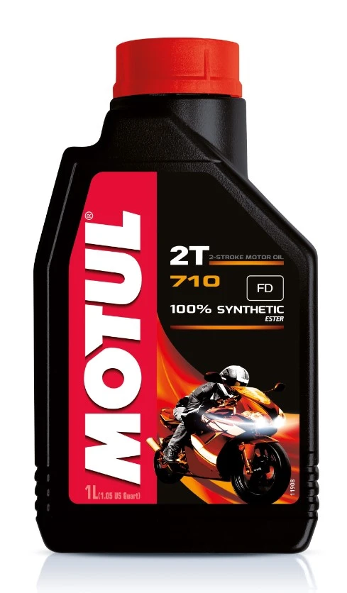 Моторное масло Motul 710 Ester 2T синтетическое 1 л (арт. 104034)