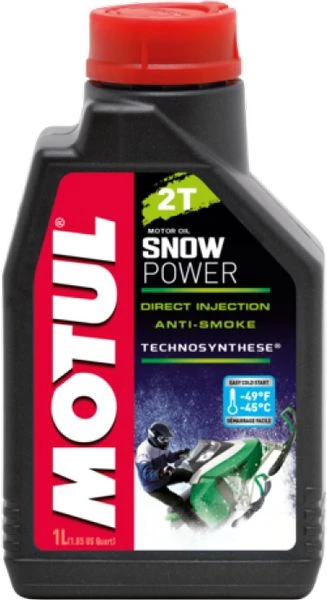 Моторное масло 2-х тактное Motul Snowpower 2T синтетическое 1 л