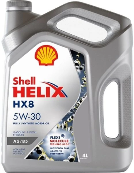 Моторное масло Shell Helix HX8 5W-30 синтетическое 4 л (арт. 550046777)