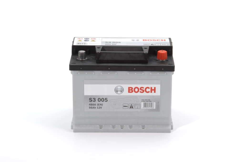 Аккумулятор легковой Bosch S3 Silver 005 56 а/ч 480А Обратная полярность