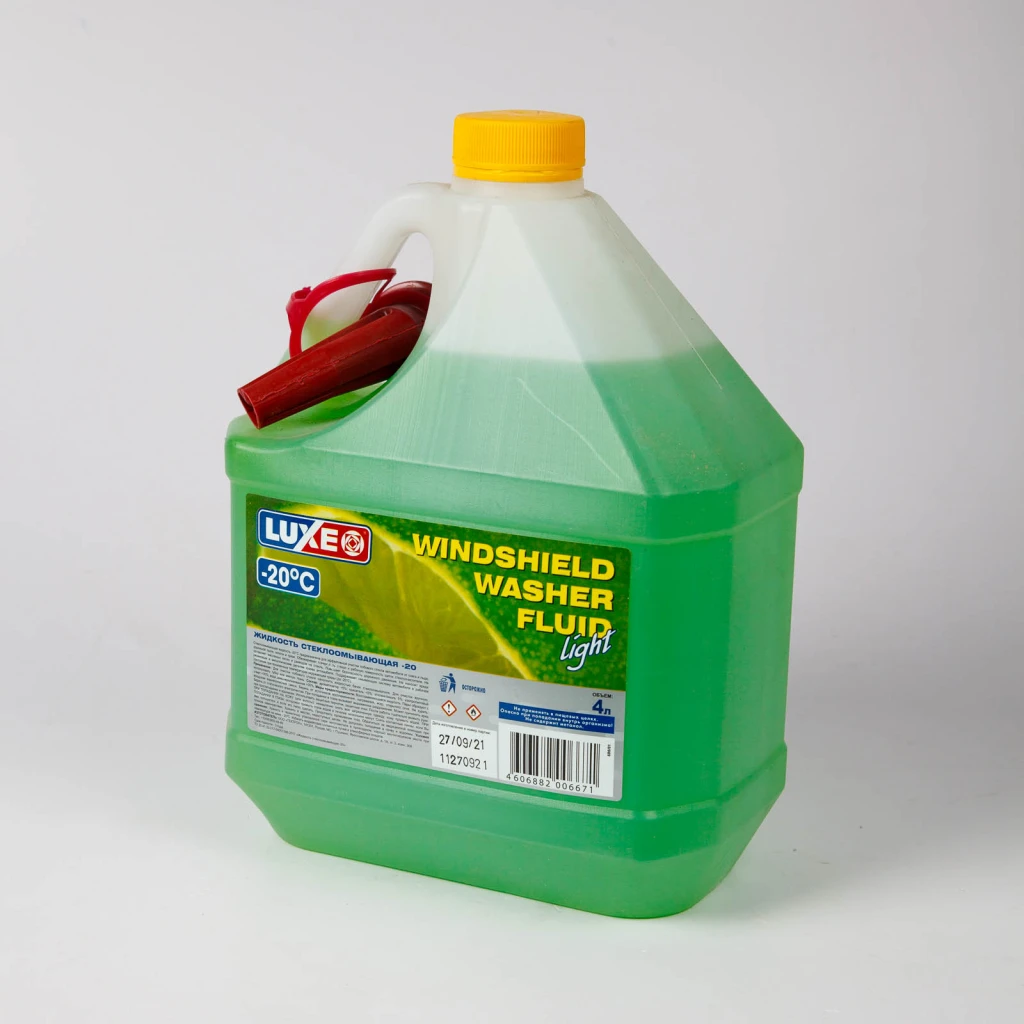 Жидкость для стеклоомывателя зимняя -20 Luxe 686 Lime/Лайм 4 л