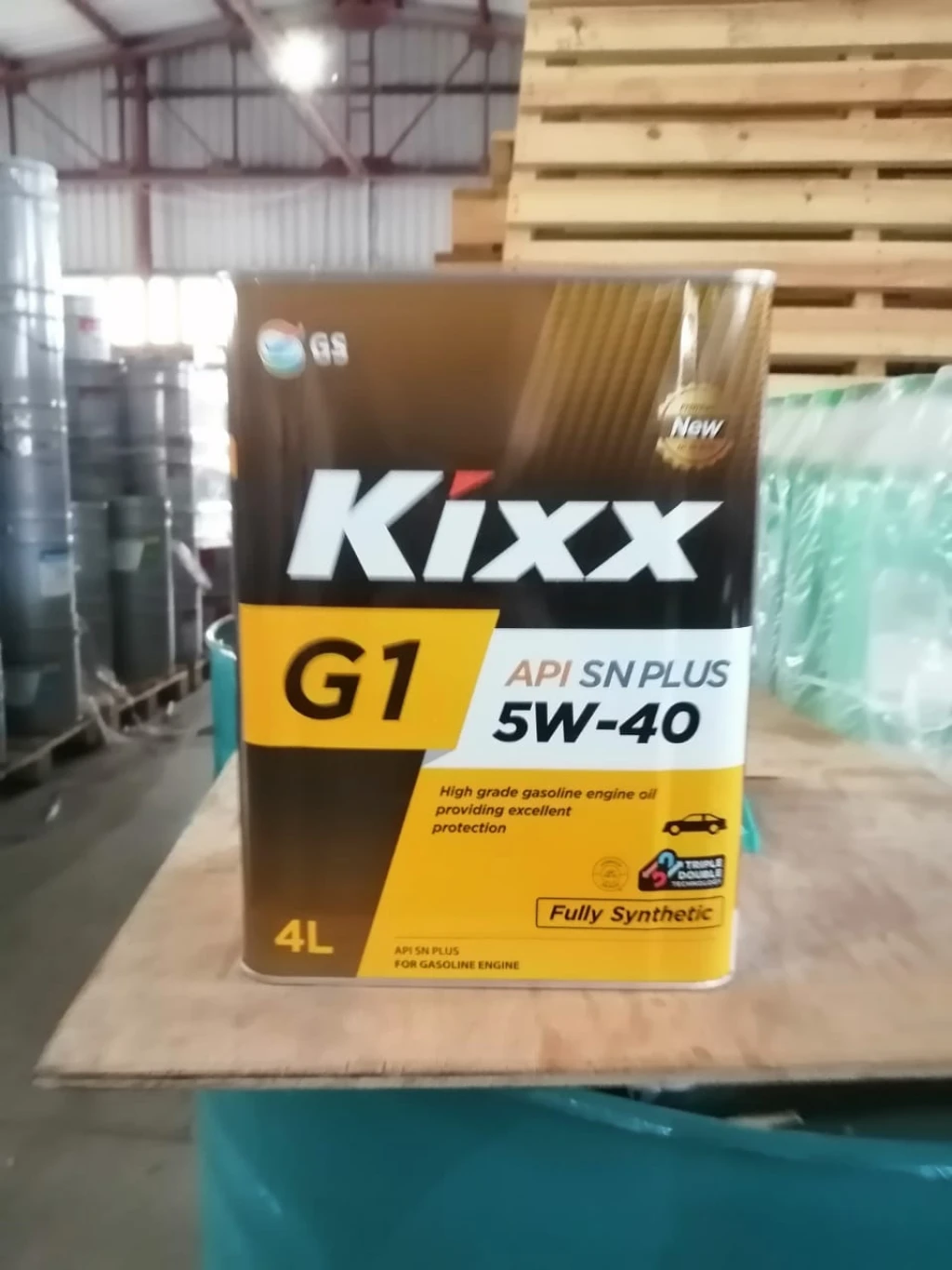Моторное масло Kixx G1 Plus 5W-40 синтетическое 4 л