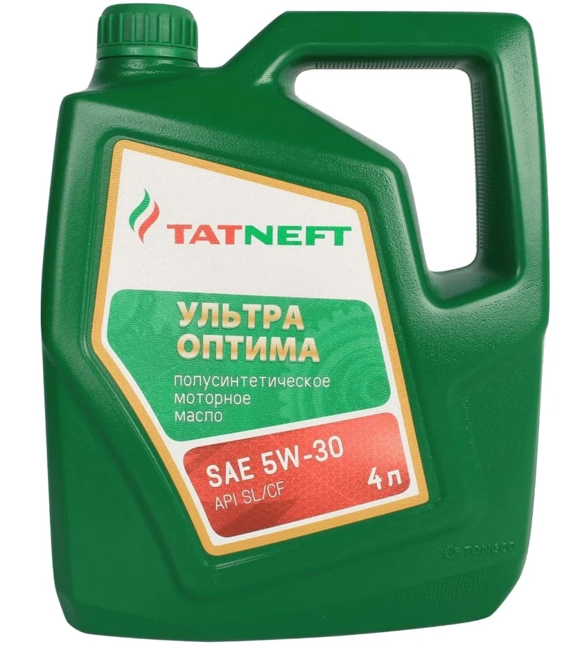 Моторное масло Tatneft Ультра-Оптима 5W-30 полусинтетическое 4 л