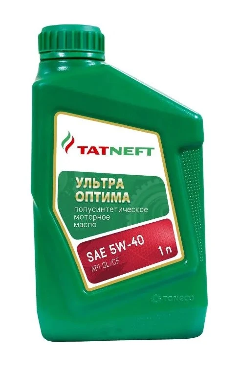 Моторное масло Tatneft Ультра-Оптима 5W-40 полусинтетическое 1 л