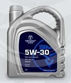 Моторное масло ZMZ Motor Oil 5W-30 полусинтетическое 4 л