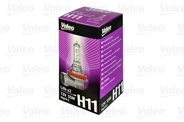Лампа галогенная Valeo 032525 H11 12V 55W, 1