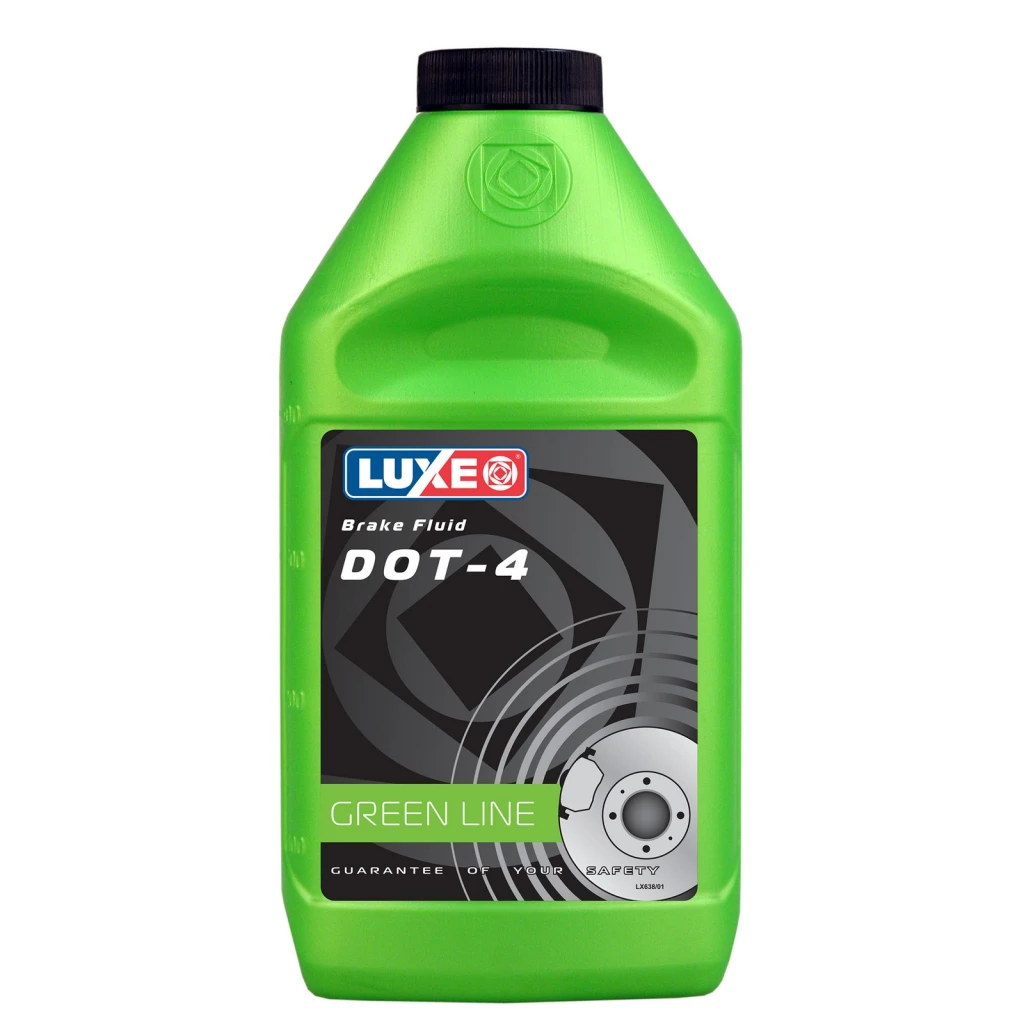 Тормозная жидкость Luxe Green Line DOT 4 Class 4 0,91 л