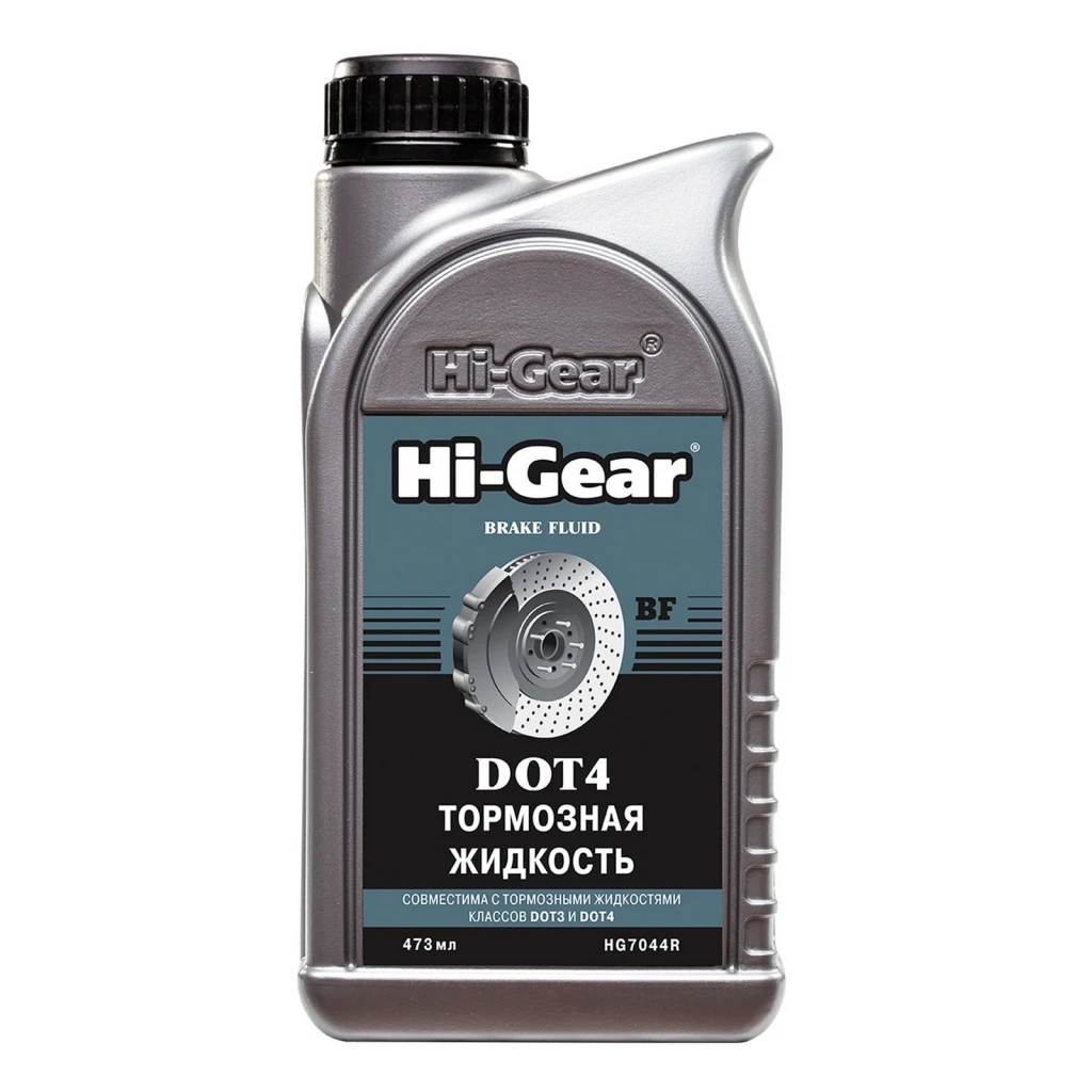 Тормозная жидкость Hi-Gear Brake Fluid DOT 4 Class 4 0,473 л