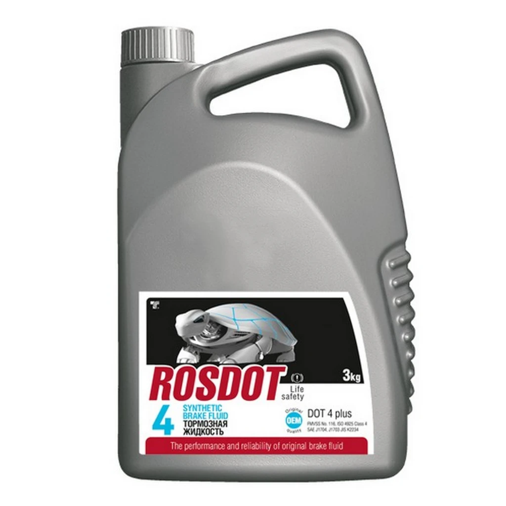 Тормозная жидкость ROSDOT DOT 4 Class 4 3 кг
