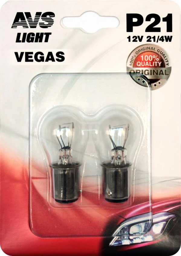 Лампа подсветки AVS Vegas A78472S S25 12V 21W BAU15S, 2