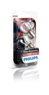 Лампа подсветки Philips Vision Plus 12499VPB2 P21/5W 12V 21/5W 2-х нитьевая, +50% света, блистер, 2