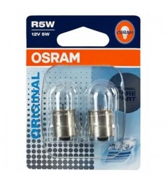 Лампа подсветки Osram 5007-02B R5W 12V 5W блистер, 2