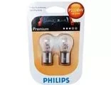 Лампа подсветки Philips 12498B2 P21W 12V 21W блистер, 2