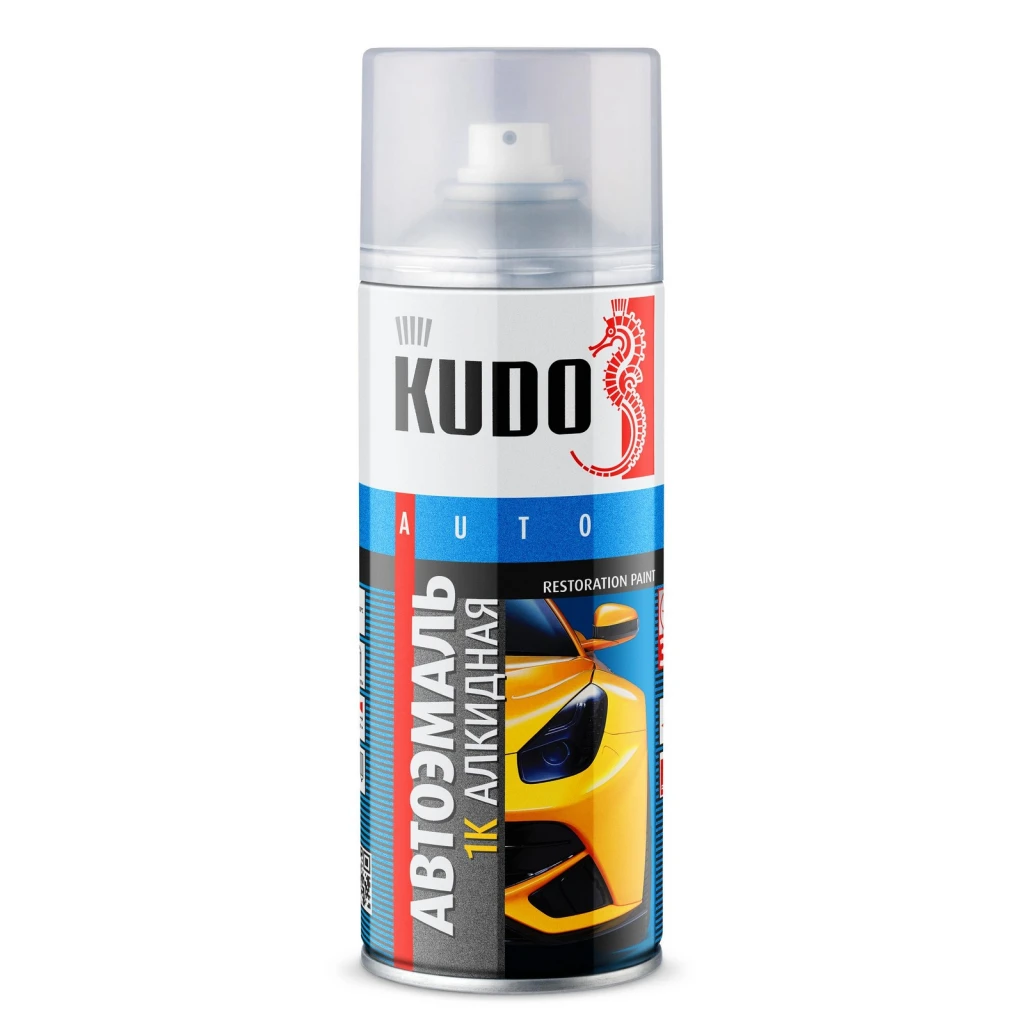 Краска "KUDO" светло-серый ГАЗ (520 мл) (аэрозоль)