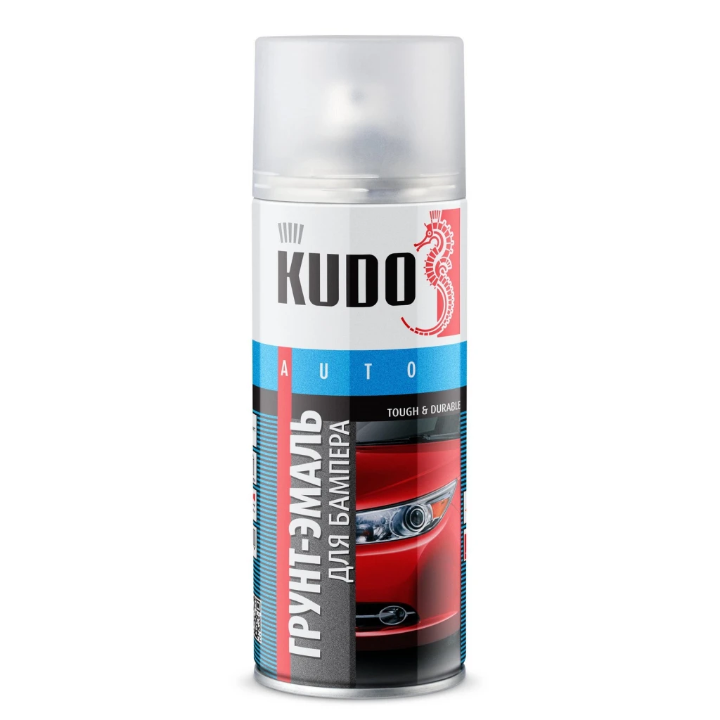 Эмаль для бампера "KUDO" серая (520 мл) (аэрозоль)
