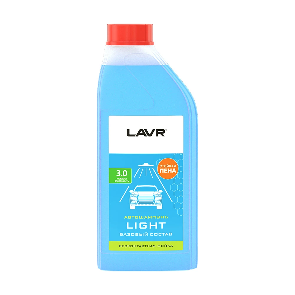 Автошампунь для бесконтактной мойки LAVR Light концентрат 1 л