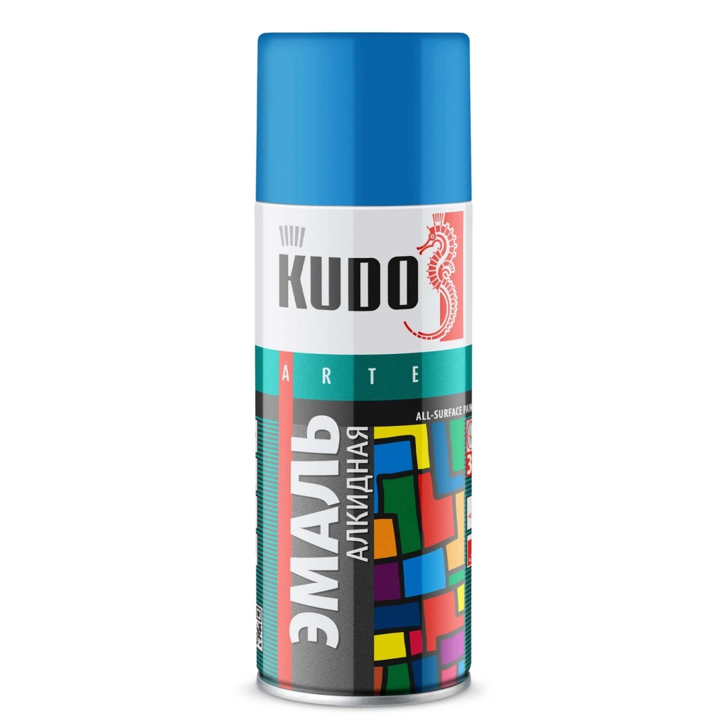Краска "KUDO" голубая (520 мл) (аэрозоль)