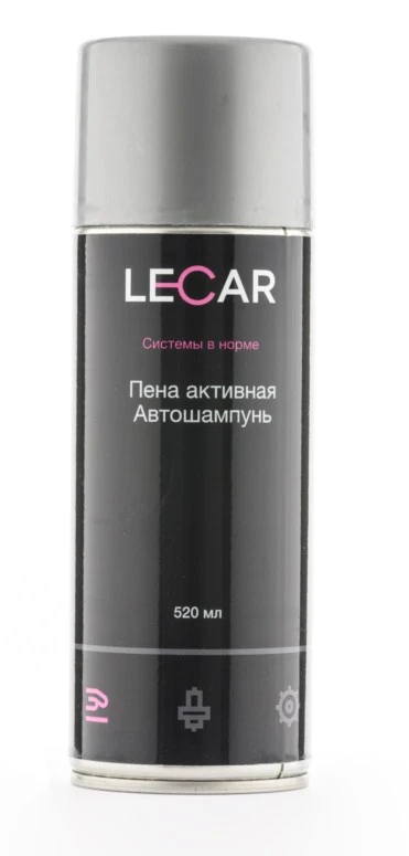 Очиститель кузова "LECAR" (520 мл) (аэрозоль) (активная пена)