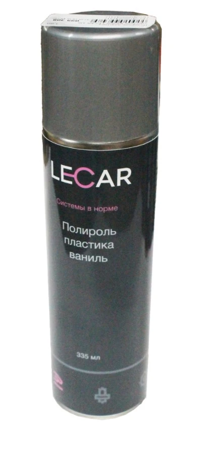 Полироль пластика "LECAR" (335 мл) (аэрозоль) (ваниль)