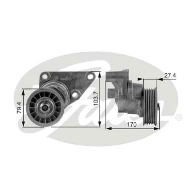 Ролик натяжителя GATES T38158