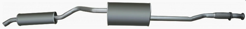 Глушитель УАЗ-3163 дв. 409 Евро-4 в сборе (резонатор, гофра) "Автоглушитель"