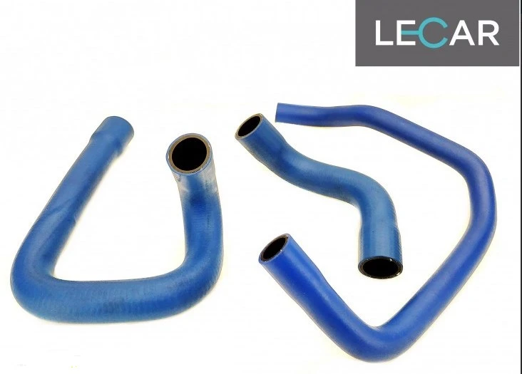 Патрубок сист. охлажд. "LADA Largus, Renault Logan" (4 шт.) 16 клап. "LECAR" (синий цвет)