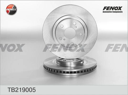 Диск тормозной передний Fenox TB219005