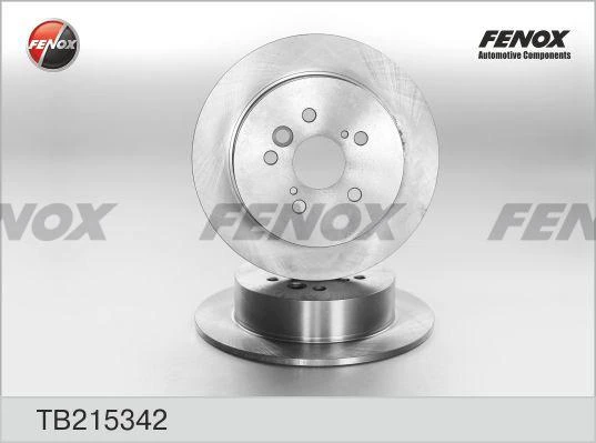 Диск тормозной задний Fenox TB215342