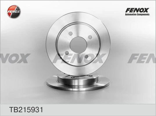 Диск тормозной задний Fenox TB215931