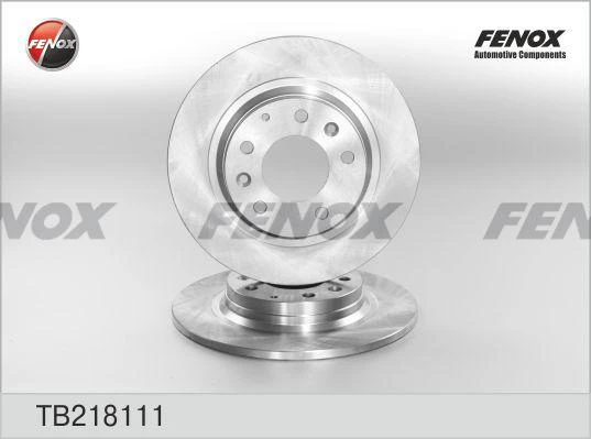 Диск тормозной задний Fenox TB218111