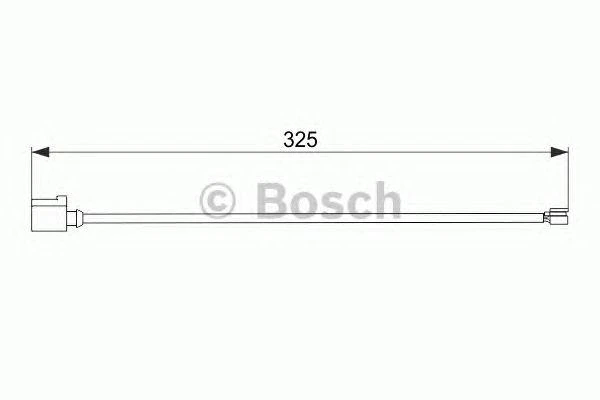 Датчик износа дисковых тормозных колодок BOSCH 1987474567