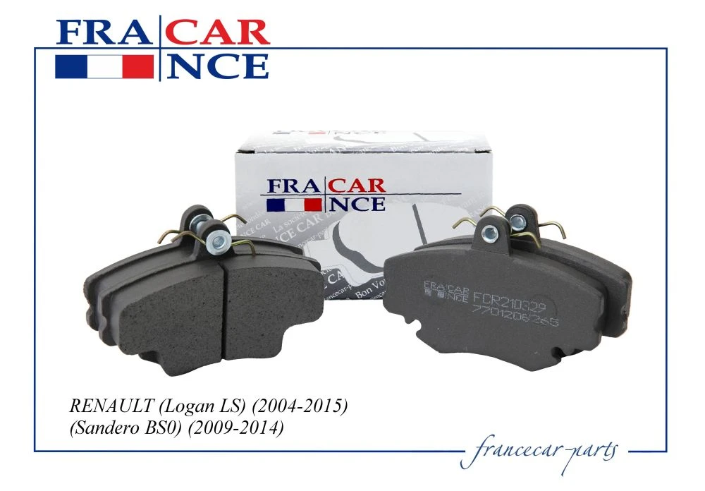 Колодка тормозные передние FranceCar FCR210329