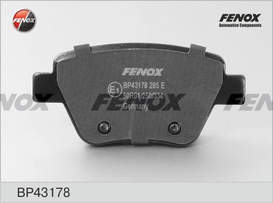 Колодки тормозные дисковые Fenox BP43178