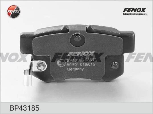 Колодки тормозные дисковые Fenox BP43185