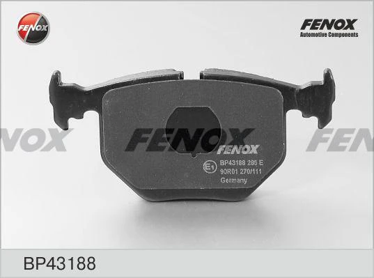 Колодки тормозные дисковые Fenox BP43188