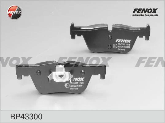 Колодки тормозные дисковые Fenox BP43300