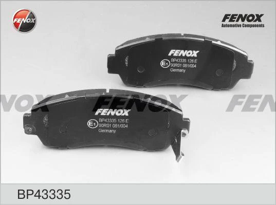 Колодки тормозные дисковые Fenox BP43335