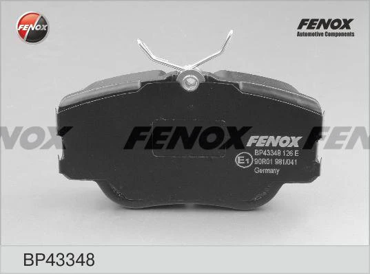 Колодки тормозные дисковые Fenox BP43348